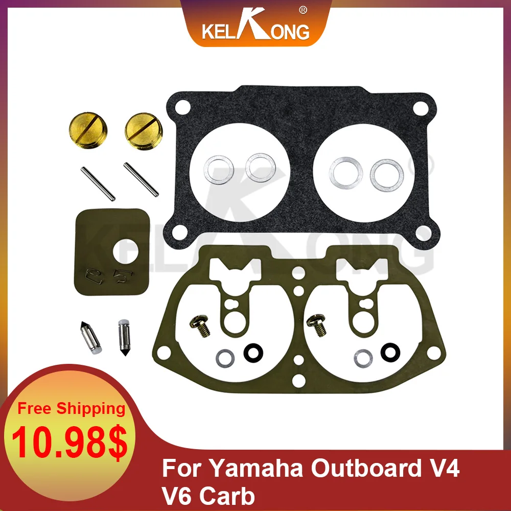 

Карбюратор KELKONG Carb, Ремонтный комплект для Yamaha, подвесной Twin PackV4 115 130 HP 86-95
