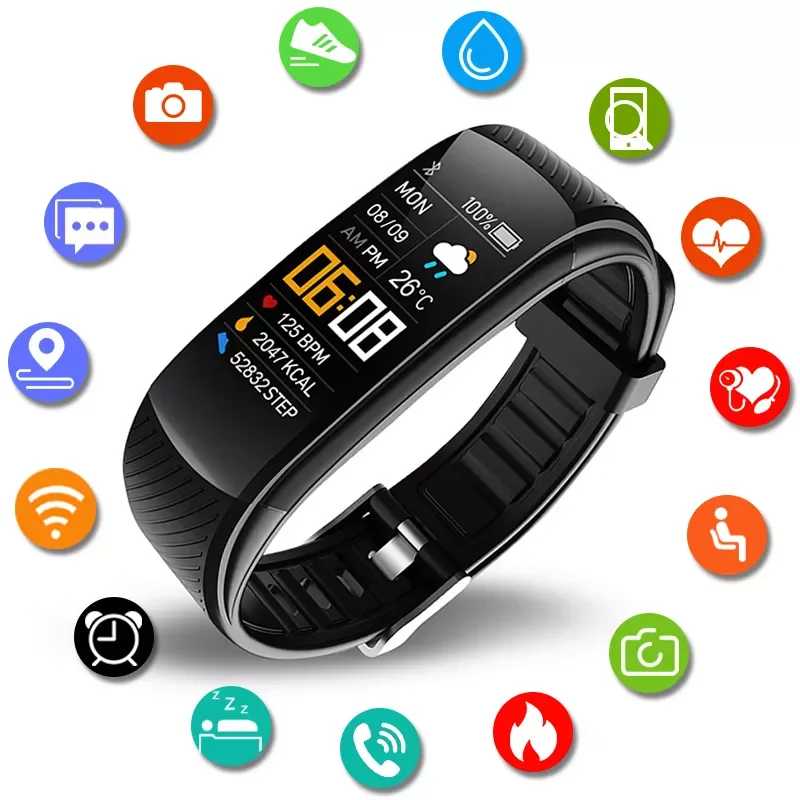 

New Smart Band Men Women Smart Bracelet Fitness Tracker For Android IOS Heart Rate Monitor Smartband Smart Wrist Band Wrist-band