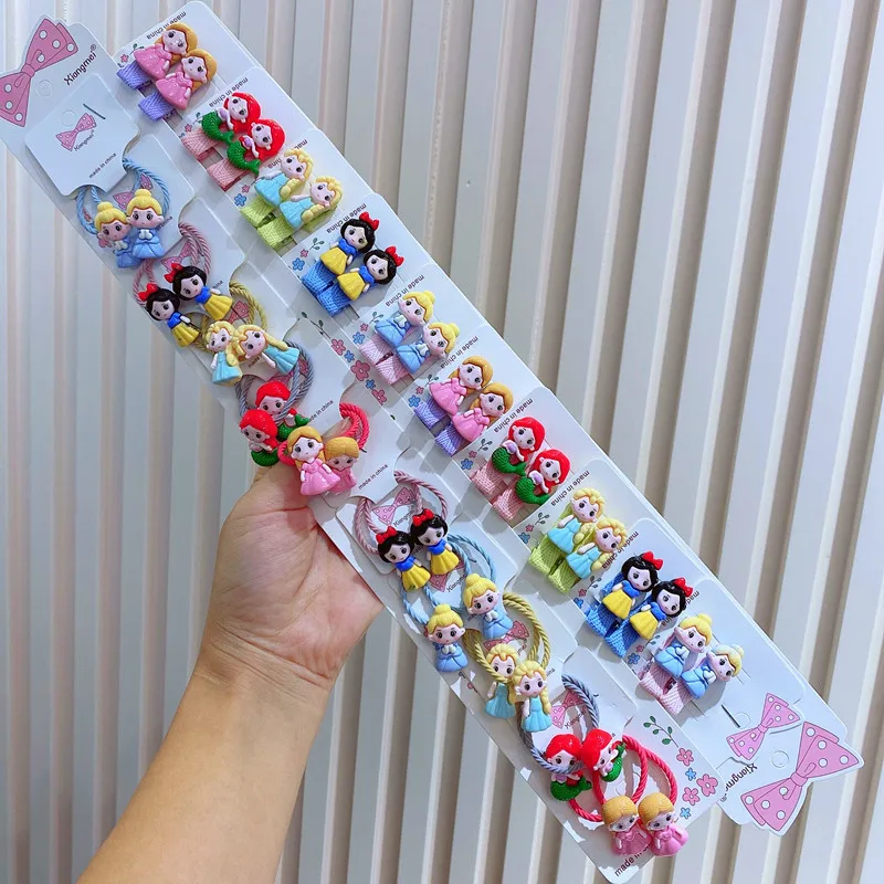 Маленькая заколка для волос принцессы Эльзы Диснея с героями мультфильмов