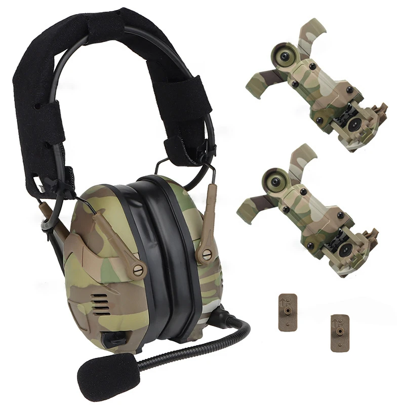 

OPS Core ARC Венди M-LOK тактическая Bluetooth-гарнитура шлем с шумоподавлением для охоты и стрельбы, наушники с шумоподавлением