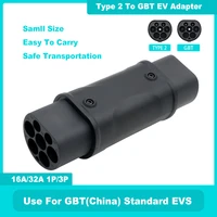 ev charging adaptor gbt to type 2 iec 62196 to china standard converter16a 32a for evse charger adapter without cable