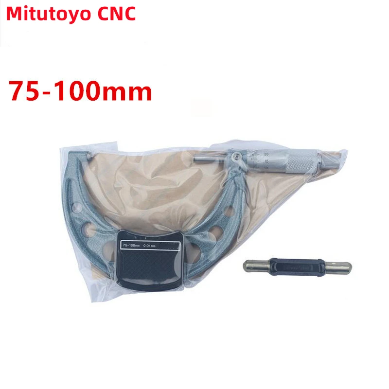 Mitutoyo CNC наружные Микрометры 103-138 0-25 мм 25-50 мм 50-75 мм 75-100 мм точность измерения по металлу 0,01 мм измерительные инструменты