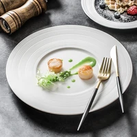nordic simple steak dessert plate western french plate plate combination creative western food cafe plate tableware