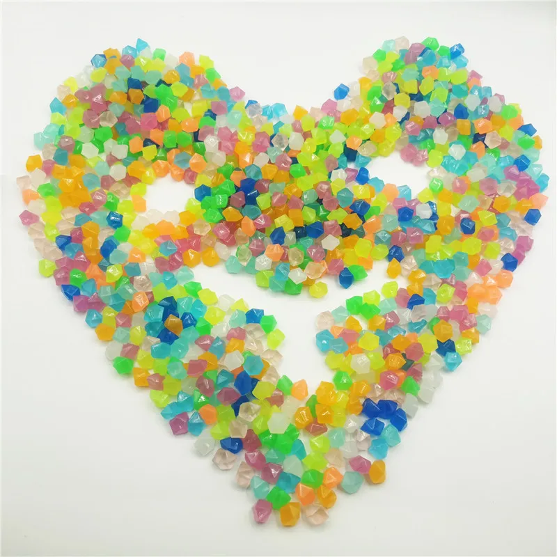 

Outdoor Luminous Stones Glow In Dark Garden Pebbles Fish Tank Decoration Pebble Rocks Aquarium Mix Color Glow In The Dark