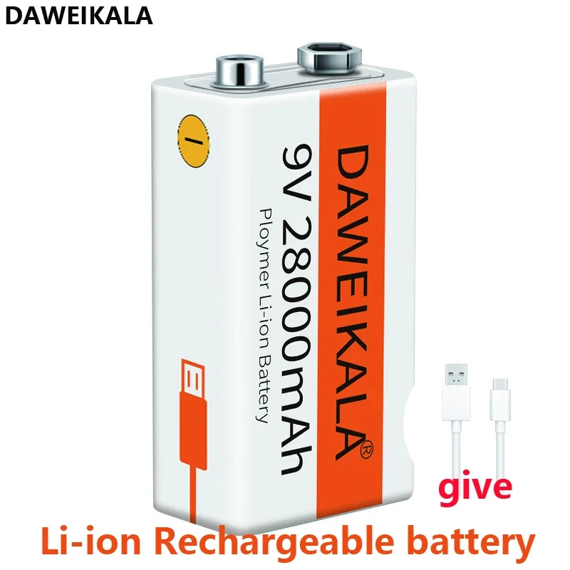 Литий-ионная аккумуляторная батарея 2024 9 в 28000 мАч