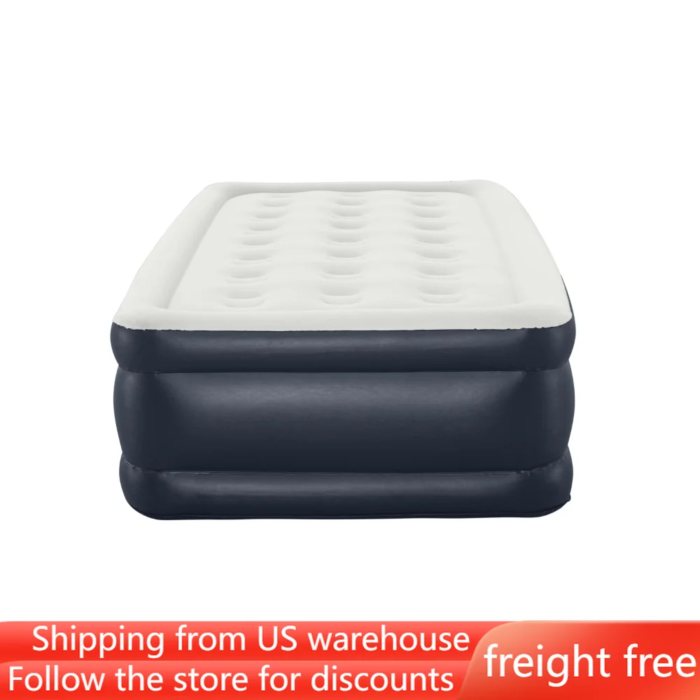 

18" Twin Air Mattress with Built-in Pump,freight free