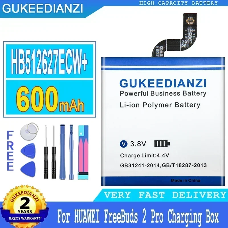120мАч/600мАч HB 512627 Аккумулятор мобильного телефона ECW + для HUAWEI FreeBuds 2 Pro CM-H2 FlyPods TWS