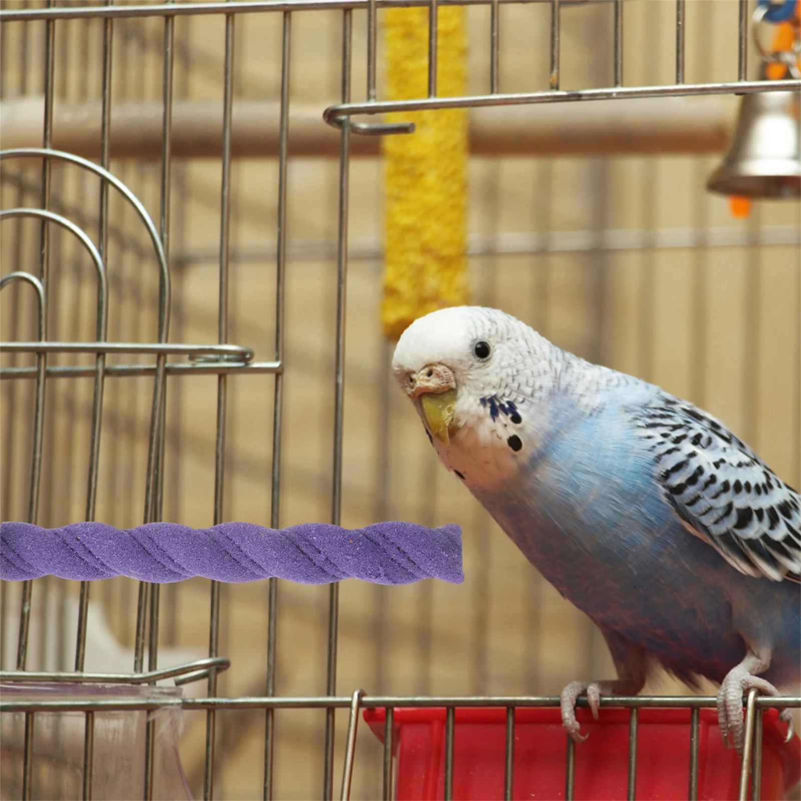 

Parrot Stand Parakeet Perch Bird Stand Parrot Grinding Claw Stick Parrot Cage Toy