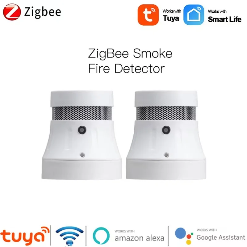 

Wifi Zigbee Smart Smoke Detector Smoke Sensor Wireless Smart Fire Protection Home Security Alarm Notification Via Tuya Smartlife