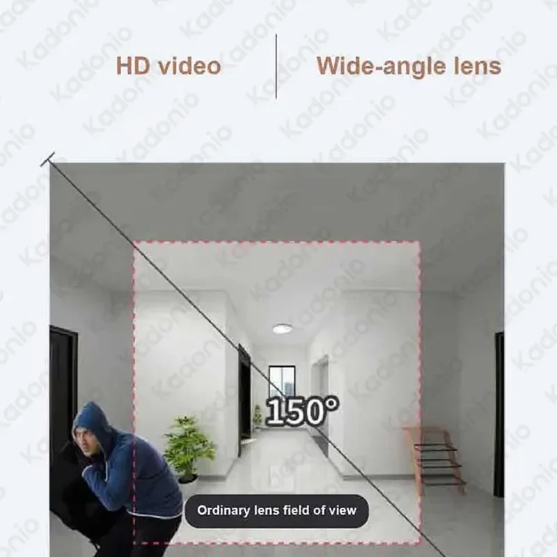 Фото Видеодомофон Kadonio 1080P с Wi-Fi, датчиком движения PIR, умной камерой и двусторонней аудиосвязью №5