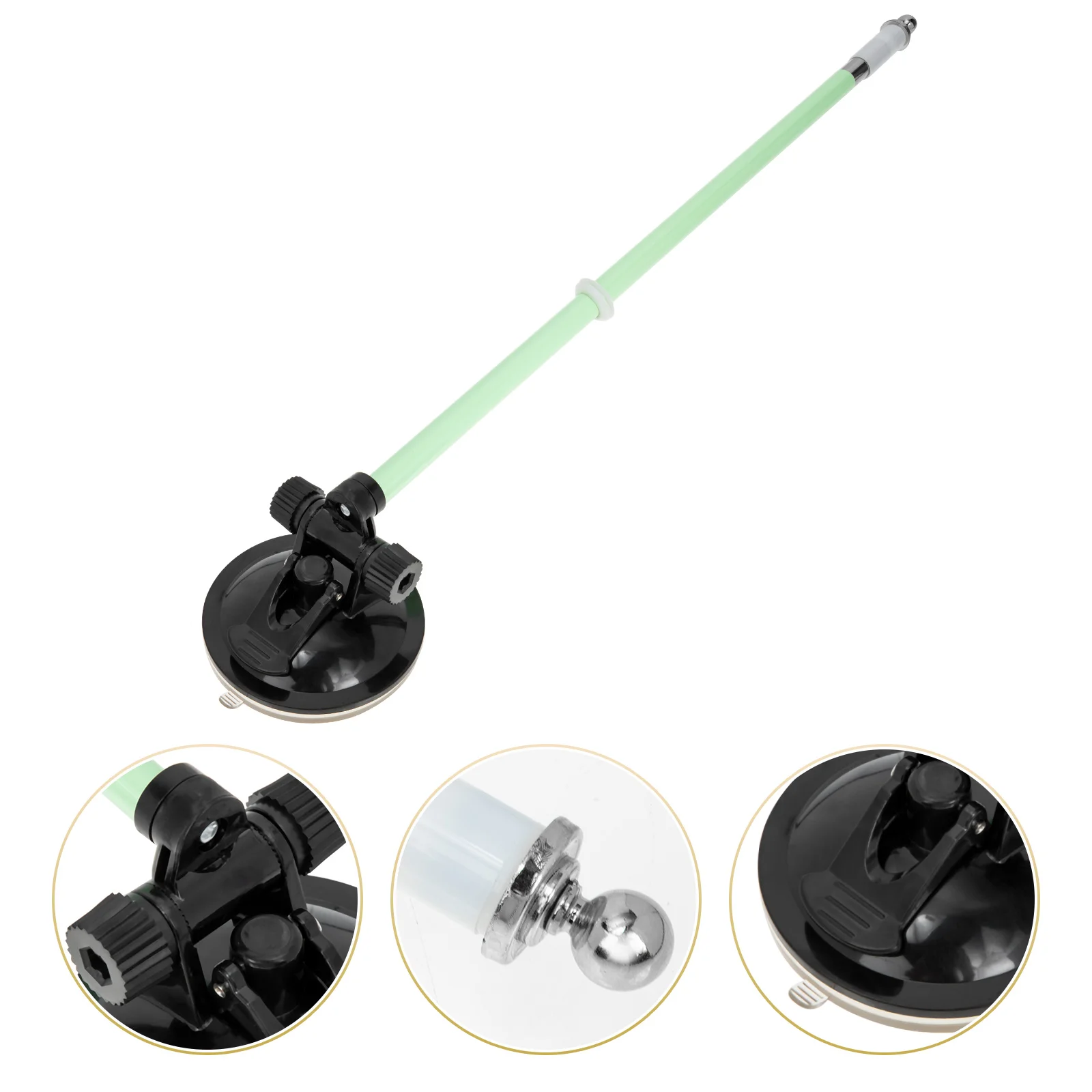 

Flag Pole Car Holder Mount Window Flagpole Poles Vehicle Suction Base Stand Clip Bracket Support Auto Table Patriotic Metal Mini