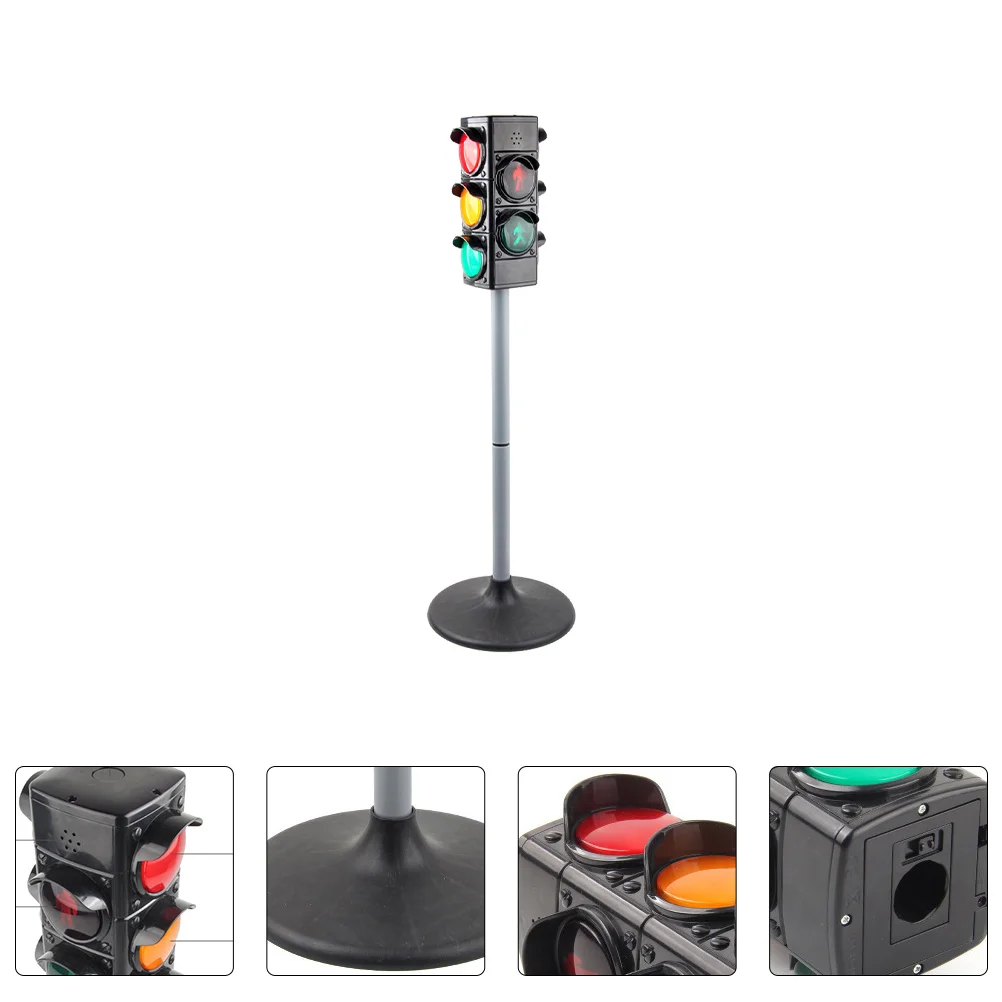 

Traffic Toy Light Toys Model Lamp Crosswalk Road Safety Kids Mini Play Stop Education Pretend Learningsignals Sign Decoration