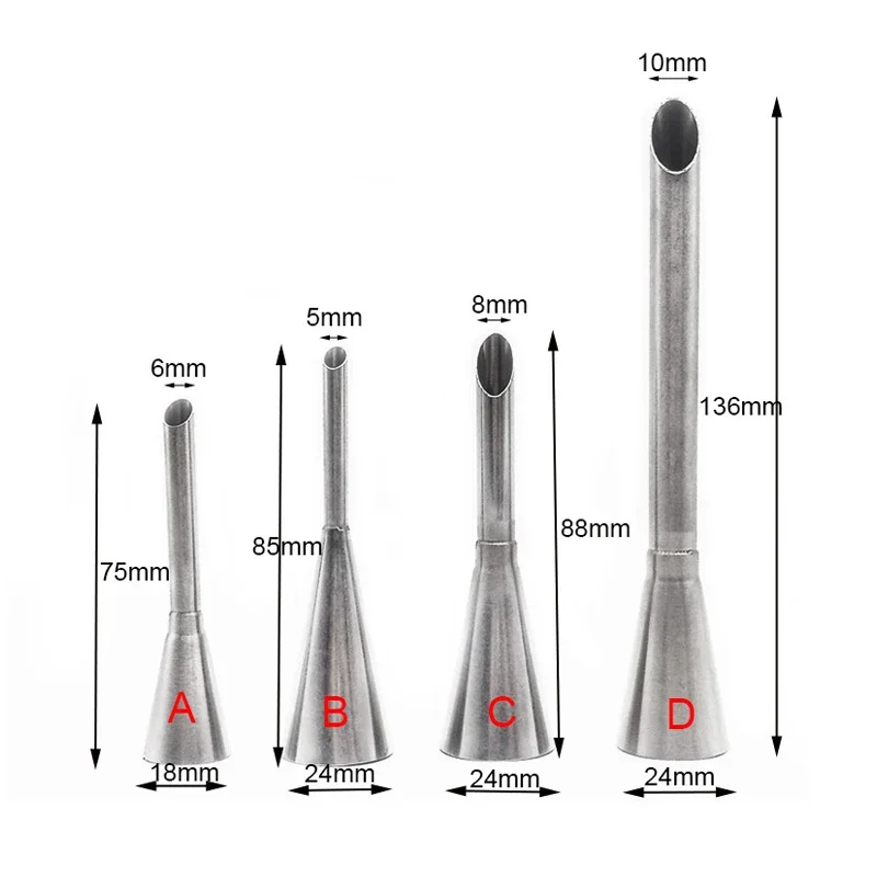 

Насадки для крема RPXBGUCKARHG из нержавеющей стали