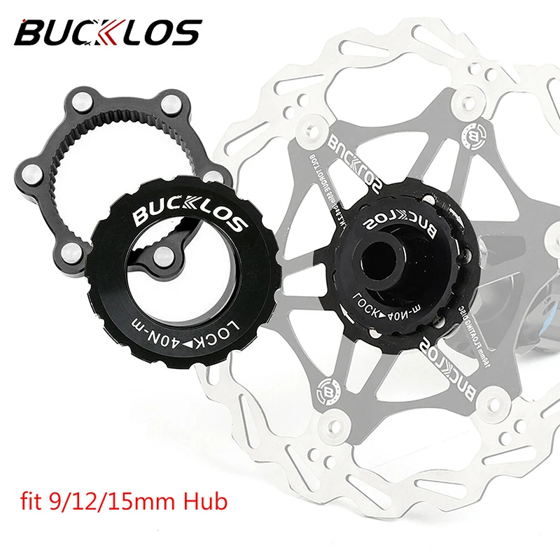 

BUCKLOS Bicycle Disc Brake Center Lock Conversion Bike Centerlock To 6-Hole Adapter Bike Hub Center Lock Converter
