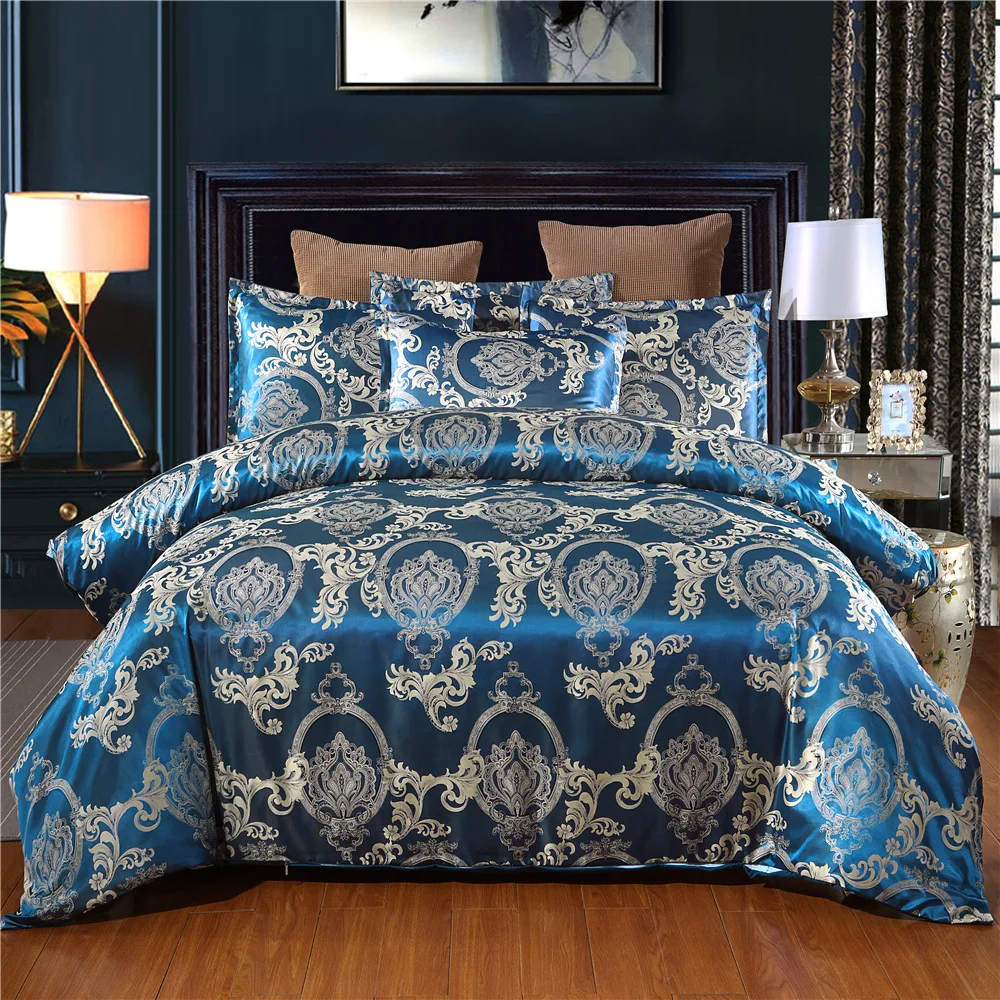 

Summer Bedding Set Luxury Bed Sheet And Pillowcase Baroque Duvet Cover Rococo Bedspread On The Bed Nordic Bed Cover Gothic Cover