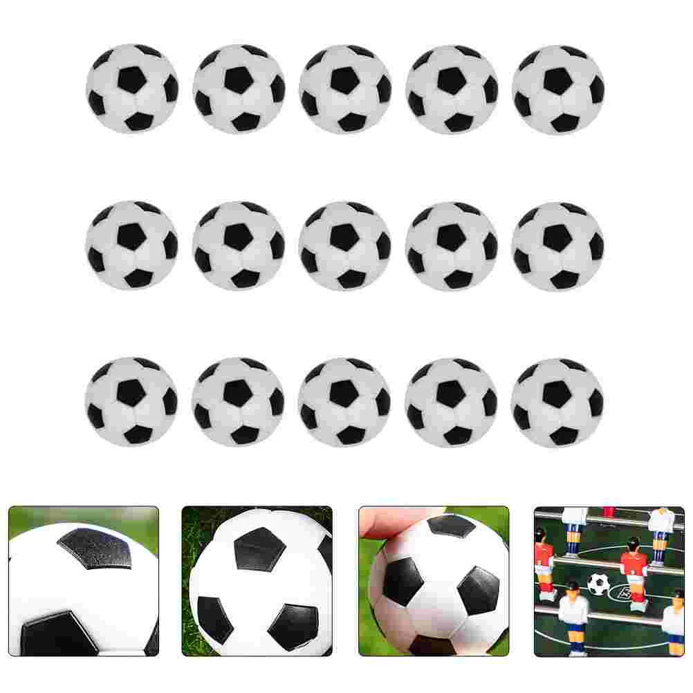 

15Pcs Small Footballs Replacement Tabletop Soccer Balls Soccer Game Accessories