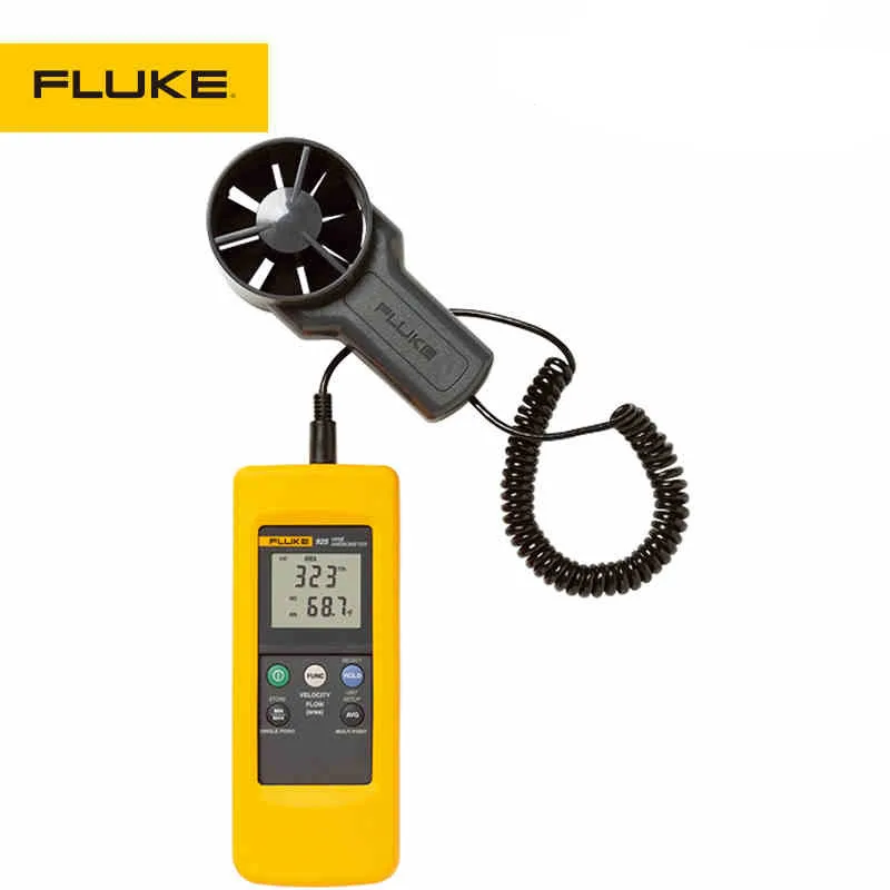 

Fluke 925 F925 Vane Anemometer, Wind Speed/Air Volume/Temperature Measurement, Standalone/Digital/Handheld/High Accuracy Display