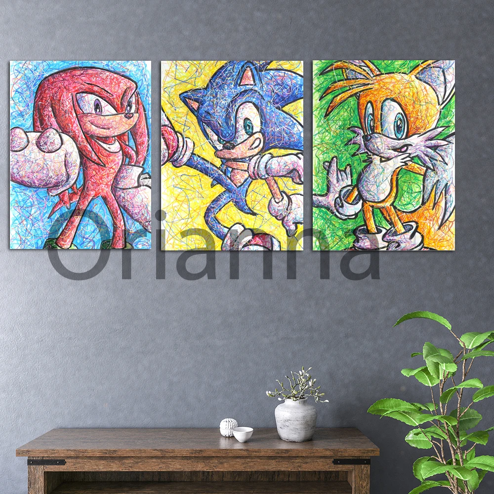 

Звуковая живопись плакат настенное Искусство Холст Живопись скандинавские плакаты и принты настенные картины для гостиной Декор