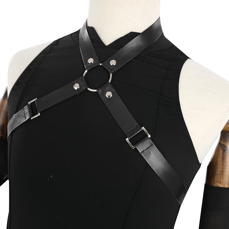 ROLECOS Original Genshin Impact Fanart Scaramouche Secret Agent Cosplay Costume Wanderer Men Women Party Role Play Uniform