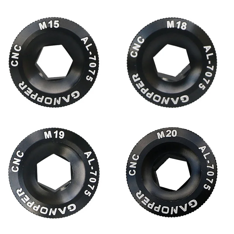 M15 M18 M19 M20 алюминиевый сплав 7075 MTB велосипедный коленчатый винт крышка шатуна
