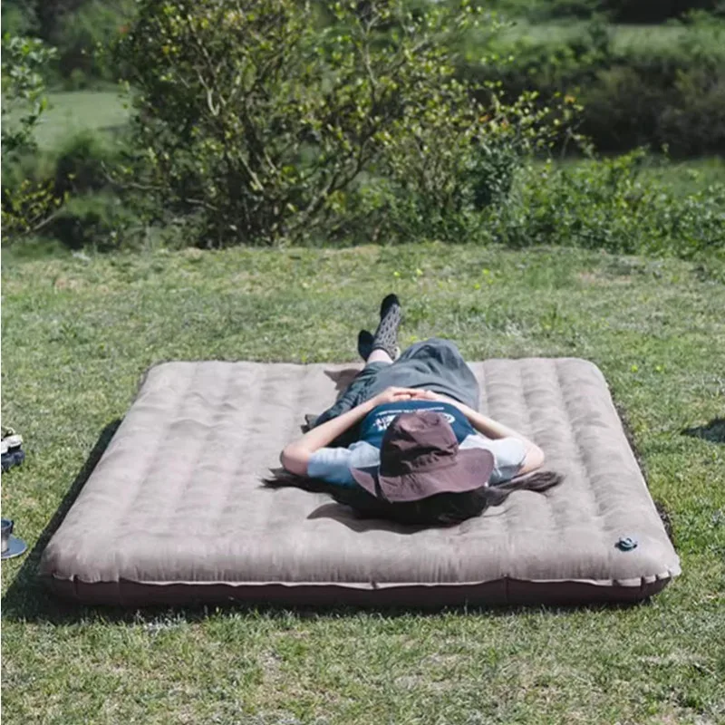 

High Quality Inflatable Mattress Mattress Built In Pump Full Size Thicken Fully Automatic Folding Colchones Portable Furniture