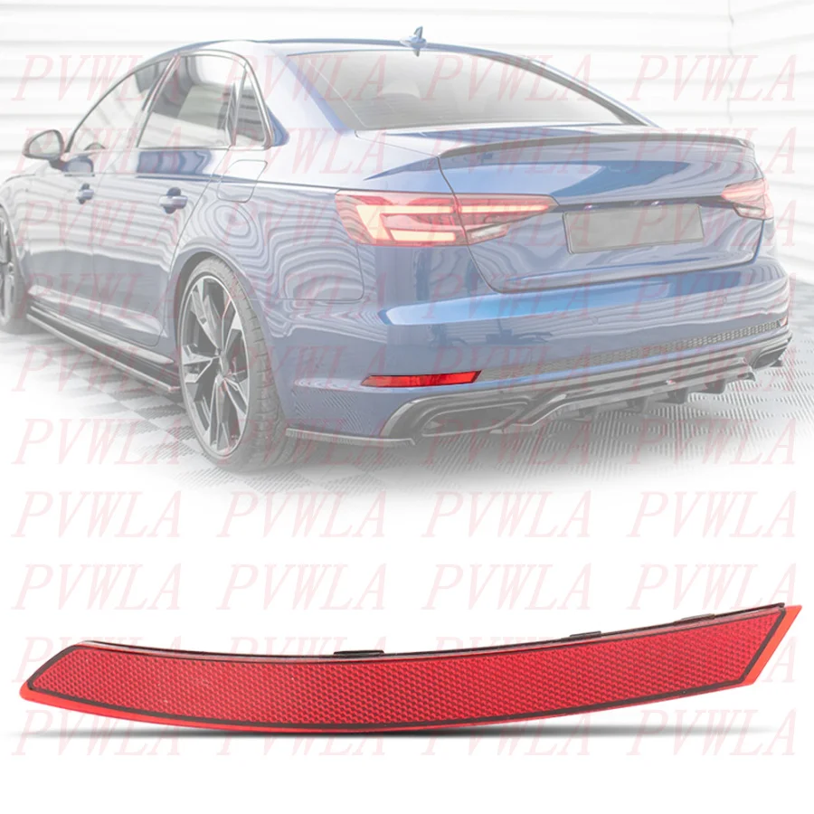 

Для Audi A4 B9 S-line 2016 2017 2018 2019 2020 2021 2022 2023 2024 отражатель заднего бампера автомобильные аксессуары 8W0945105D 8W0945106D