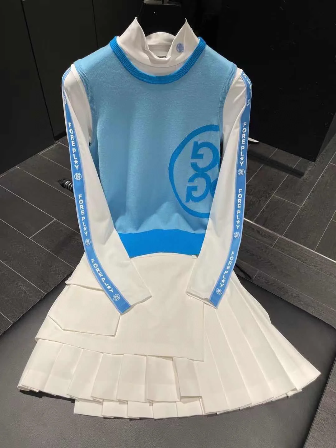 Spring and summer golf bask in clothes female anti uv sports outdoor ice silk cool feeling bask in the shirt skin bottom shirt