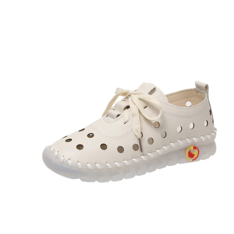 

2022 New Women's Sports Shoes Loafers Fashion Soft Leather Low-top Women's Shoes Fashion Beef Tendon Sole Outdoor Casual Shoes