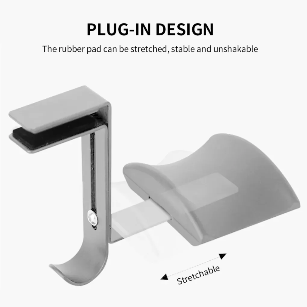 

Rapid transit Mount Universal Hanger Gaming Headphone Stand Bracket Display Rack Headset Holder Space Saving Table Clamp