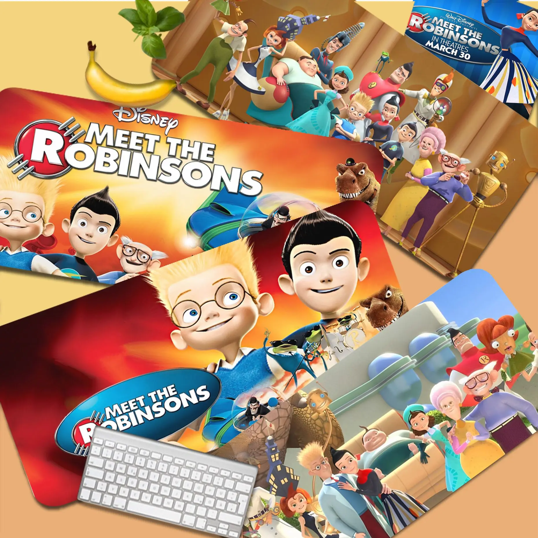 

Disney Meet The Robinsons 2020 New Keyboards Mat Rubber Gaming Mousepad Desk Mat Size For Keyboards Mat For Boyfriend Gift