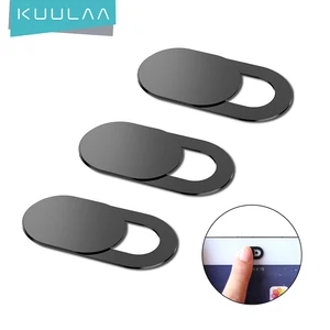 kuulaa mobile phone privacy sticker webcam cover shutter magnet slider plastic for iphone web laptop pc for ipad tablet camera free global shipping