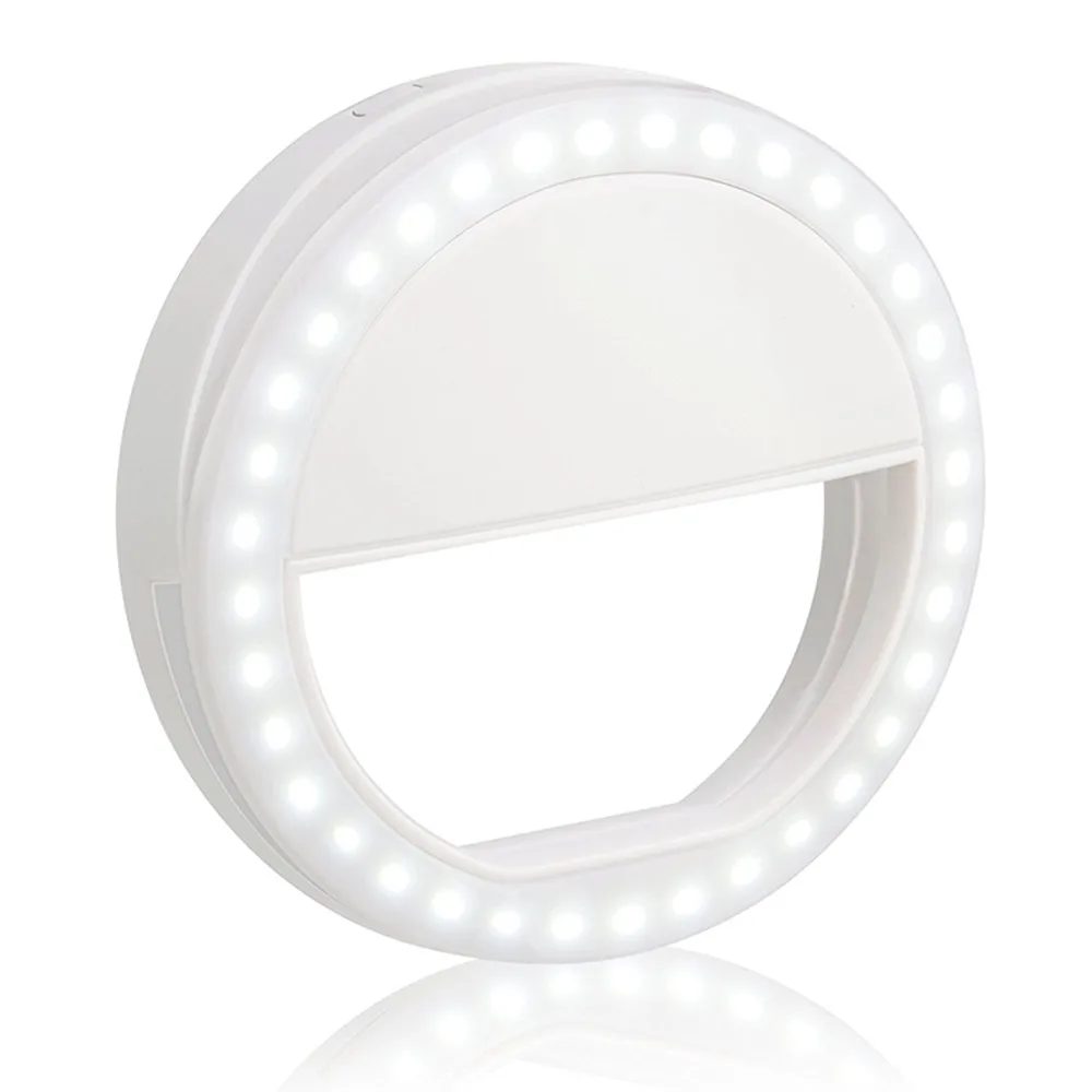 Battery Selfie Light Ring Light LED Photographic Lighting Photo Lamps Video Light Photography Ringlight Photo for Phone Iphone