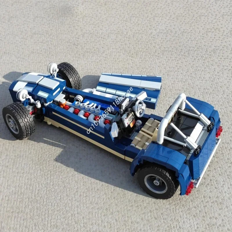 Фото Набор для сборки модели Caterham 7 (694 детали) MOC Creator Expert: развивающий конструктор, идеальный подарок на праздник, креативная игрушка, обучающий конструктор №4