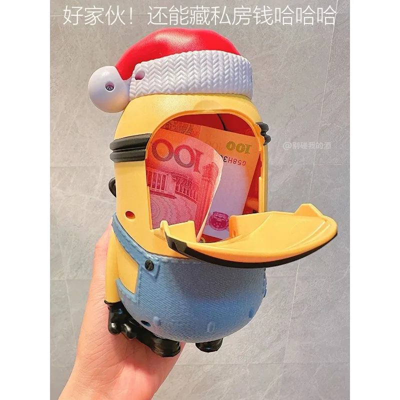 Подлинная фигурка Minionqas ведро для хранения кукла Гадкий я украшения аксессуары