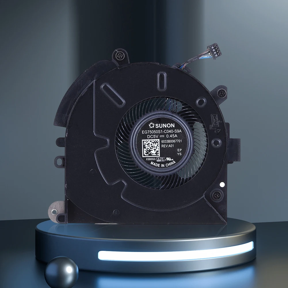 Вентилятор кулера для процессора, постоянный ток 5 В, 4-контактный вентилятор для отвода тепла для ноутбука, запасные внутренние компоненты, аксессуары для HP EliteBook 830G5 830 G5