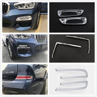 for bmw x3 g01 x4 g02 2018 2019 2020 2021 accessories front rear fog lights lamps eyelid eyebrow fog lights lamps cover trim