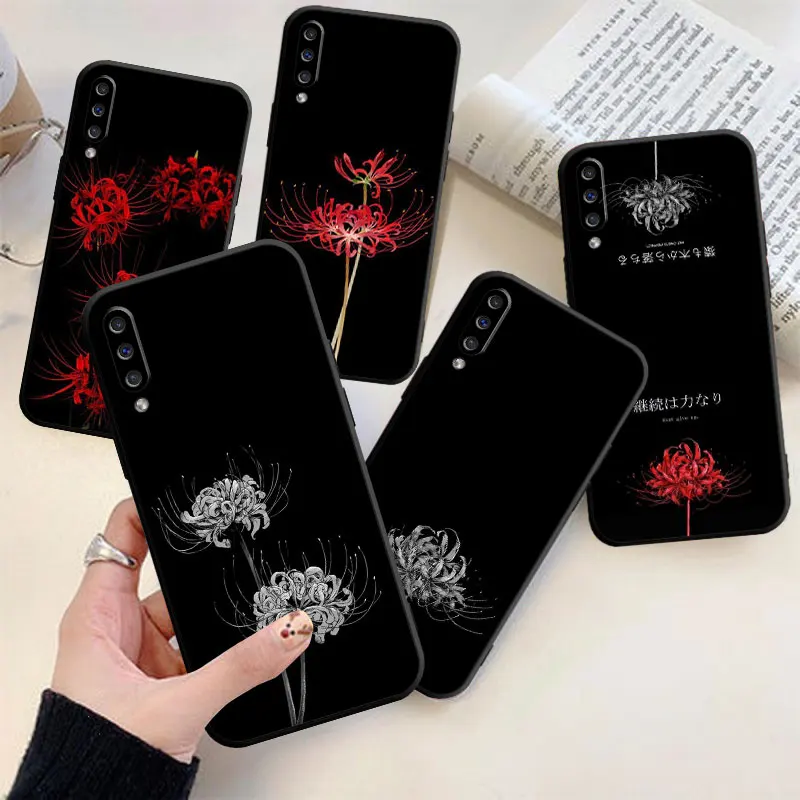 

Equinox Flower Phone Case For Samsung Galaxy A03 S A10 E S A12 A14 A20S A21S A22 5G A23 A30 A31 A32 A33 A42 5G TPU Cover Coque