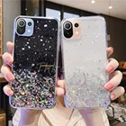 Мягкий силиконовый чехол с блестками для Xiaomi 11 Lite 5G NE 11i 11 Pro, противоударный чехол с блестками для Xiaomi 11T Pro 11 Ultra 11 Lite, бампер