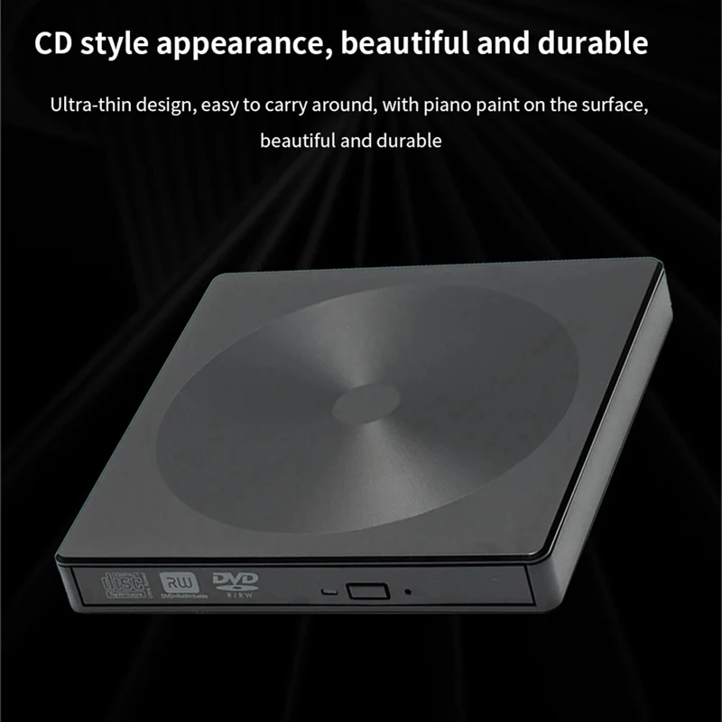 Внешний USB3.0 считыватель CD-плеер записи оптических дисков для ПК ноутбука