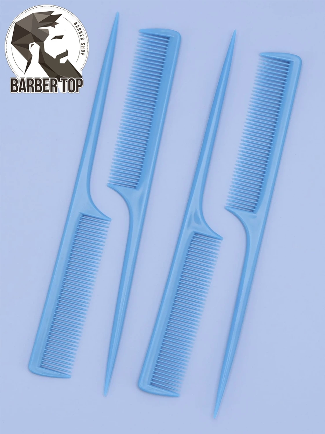 

4PCS Professional Hair Cutting Comb Anti-static Flat Head Cutter Comb Haircut Brush Salon Barber Hair Clipper Accessories