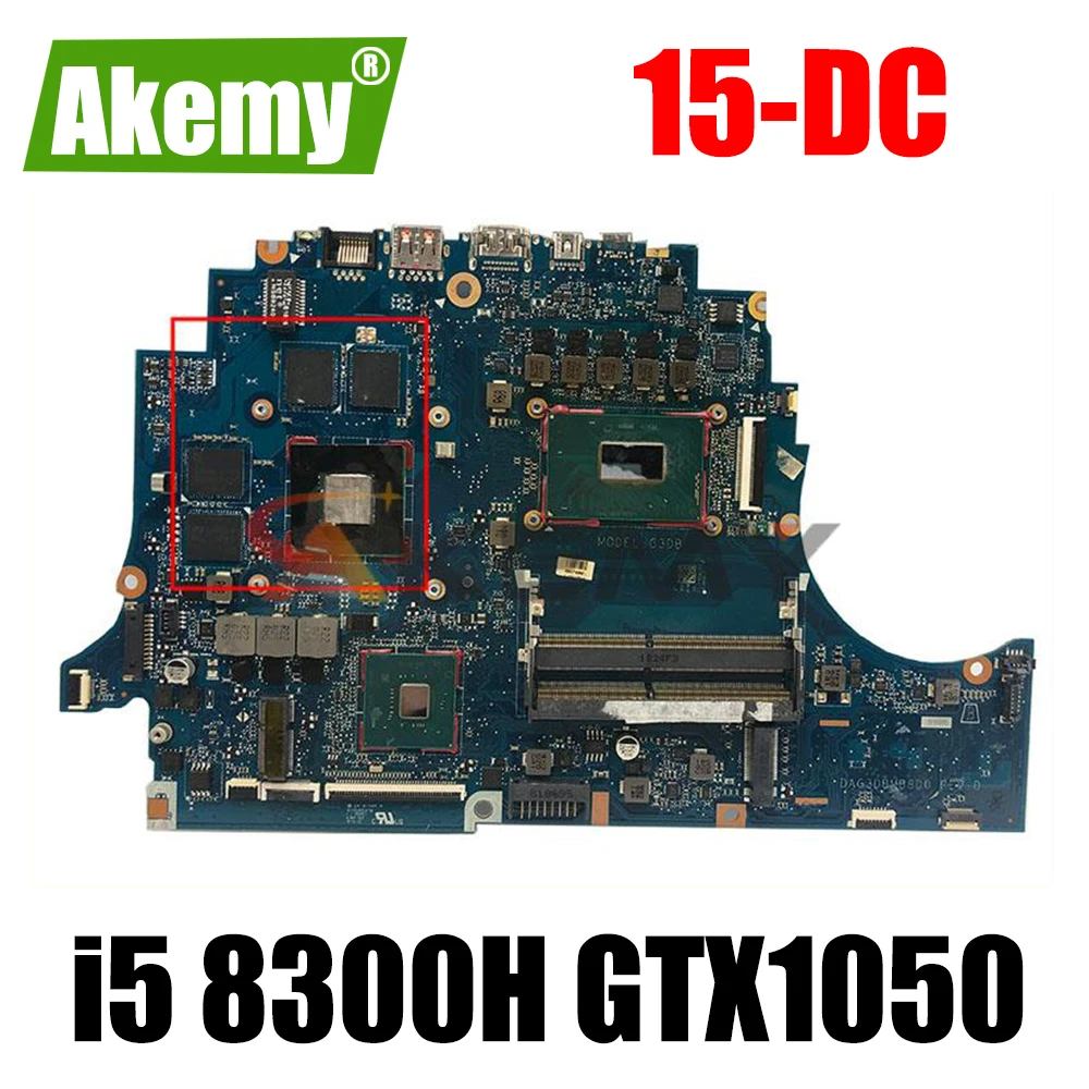 

For HP 15-DC TPN-Q211 motherboard L24330-601 L24330-001 DAG3DBMB8D0 SR3Z0 i5 8300H N17P-G0-A1 GTX1050 4GB