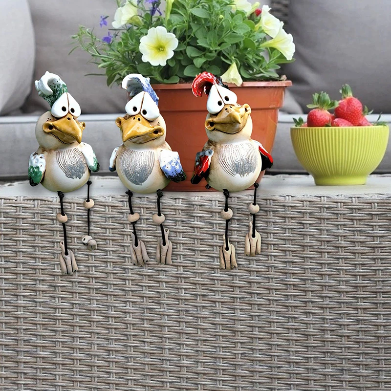 

1Pcs Resin Craft Chicken Mini Chick Toy Farm Decoration Garden Outdoor Landscape Sculpture Resin Craft Realistic Chick Decor