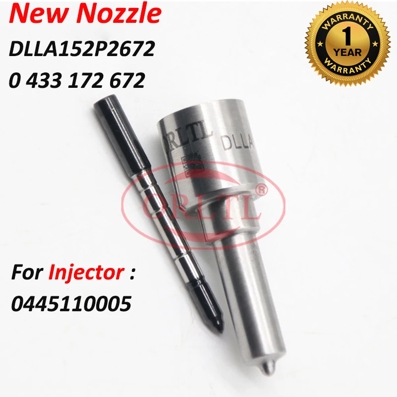 

Diesel Oil Injection Nozzle DLLA152P2672 0 433 172 672 DLLA 152P 2672 0433172672 for Bosch 0445111005 0 445 110 005