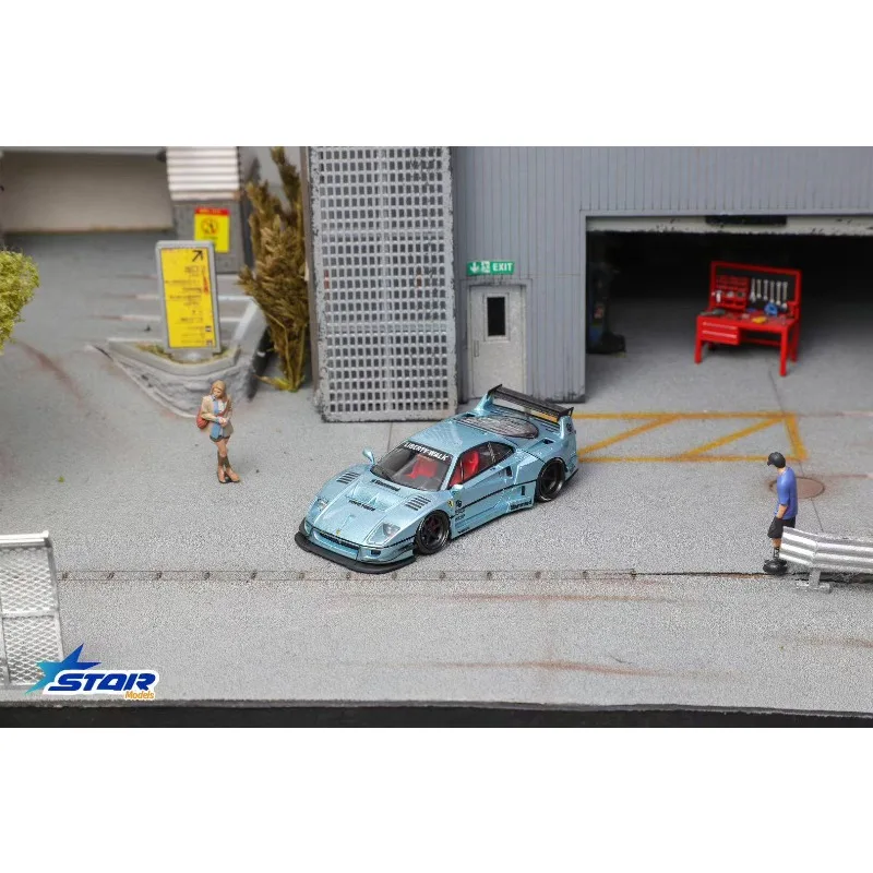 Фото Модель автомобиля Diecast Star Model F40 Widebody из сплава, масштаб 1:64, с дизайном «Прыгающий конь» №4