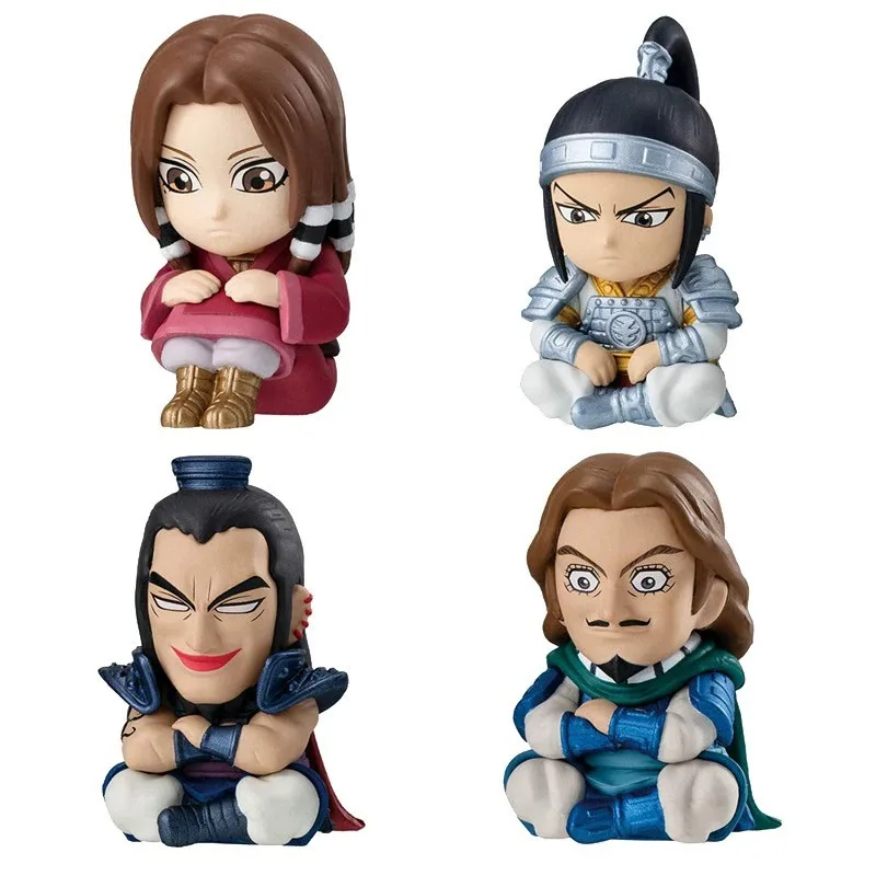 Фото Коллекционные фигурки аниме KINGDOM от BANDAI, игрушки-модели для настольного декора, фигурки-гашапоны №2