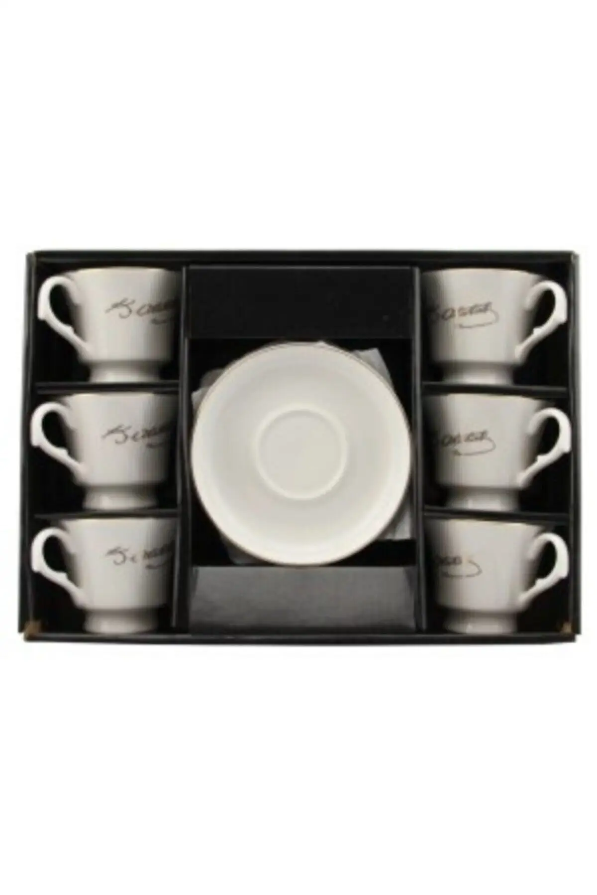 

Удивительный турецкий греческий арабский Набор чашек для кофе и эспрессо сигнал Ataturk 6 шт. Набор фарфоровых кофейных чашек