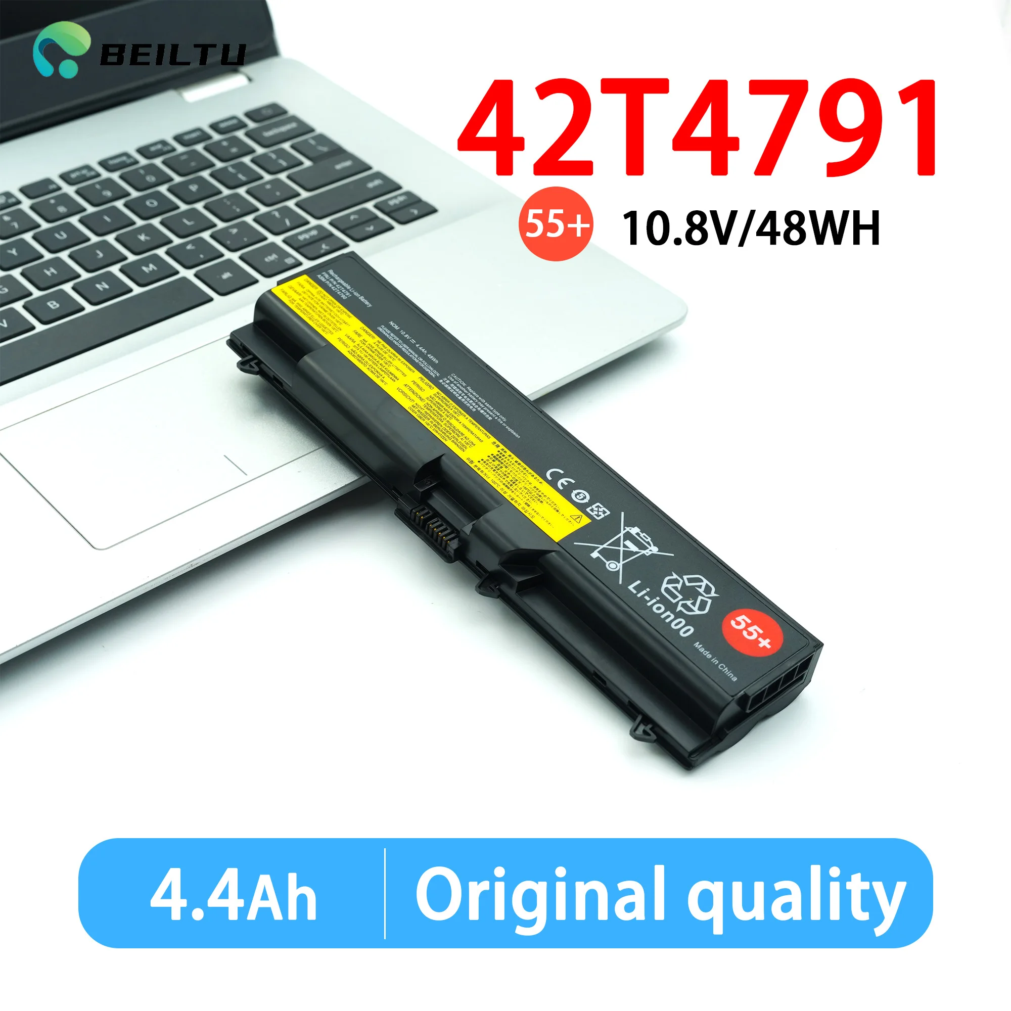 Фото 42T4791 T510 Аккумулятор для ноутбука Lenovo ThinkPad L512 L412 L520 E425 E520 E525 W520 T420 T520 42T4751 42T4752 42T4885 №1