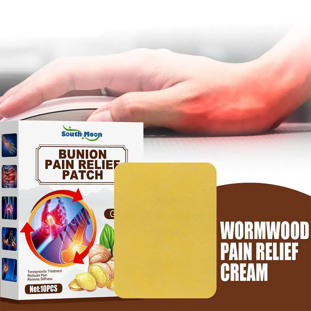 

10pcs Bunion Pain Relief Patches Sumifun Foot Patch Pain Relief Herbal Patches Bone Spur Tendonitis Achilles Tendon Stickers