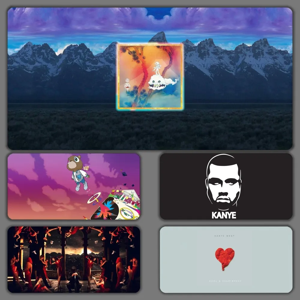 Популярный коврик для мыши Singer Kanye West большой игровой компьютерный геймерский и