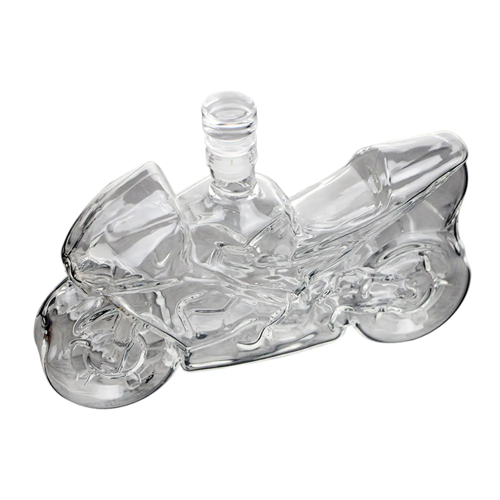 

Декантер для виски в форме мотоцикла, красивый декоративный профиль, новинка, цвет шампанского, прозрачный Декантер для дома, бара, для мужч...